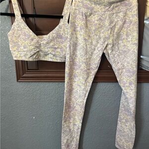 Forever 21 Floral Activewear Set